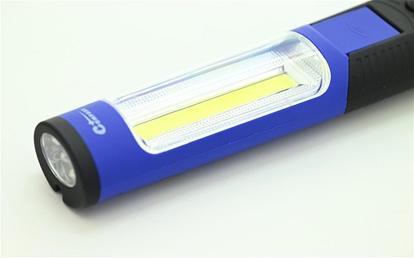 LED flashlight Compass flashlight mounting COB 3 W + 5 LEDs 25 / 220 lm, 3 × AAA .