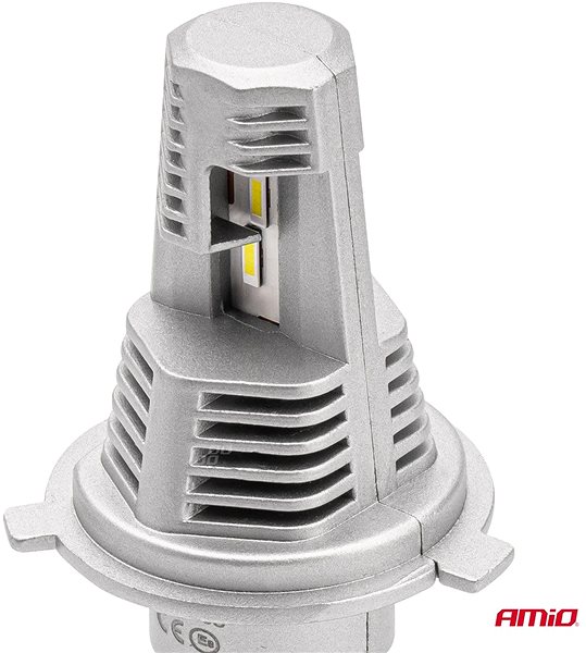 LED autožiarovka AMIO LED H4 – 40 W biela (pätica P43t), súprava 2 ks ...