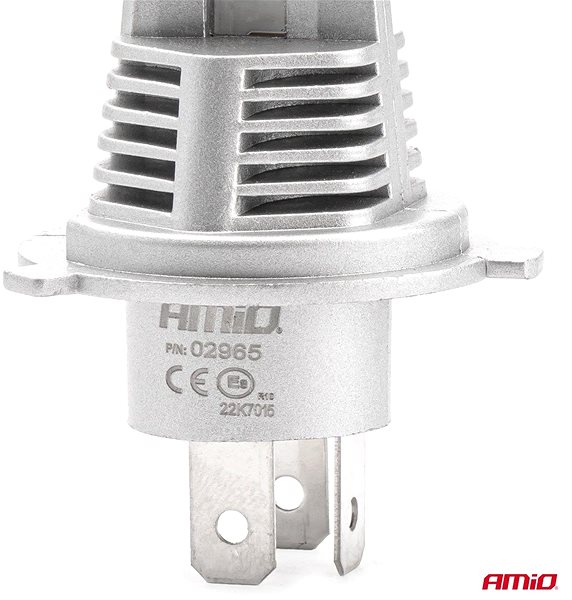LED autožiarovka AMIO LED H4 – 40 W biela (pätica P43t), súprava 2 ks ...