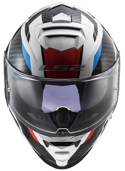 Motoros sisak LS2 STORM II-06 RACER Bukósisak, piros/ kék/ fehér, mérete L ...