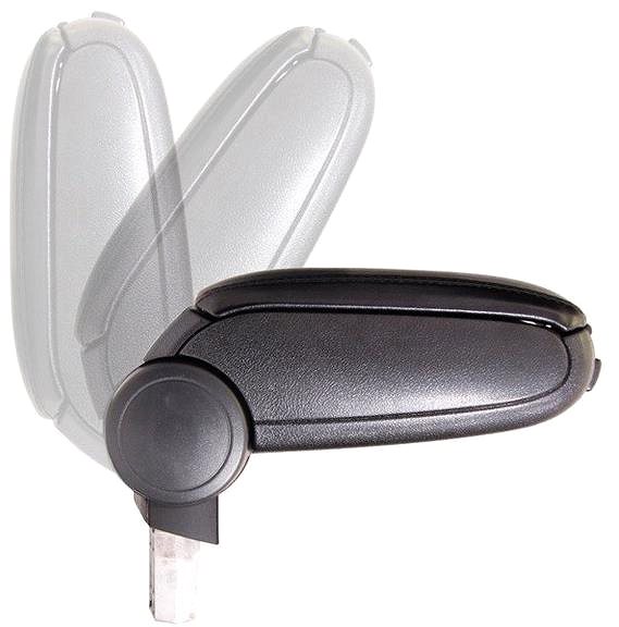 Armrest PROTEC Armrest, DACIA Duster, synthetic leather, black 2010 - 2018 .