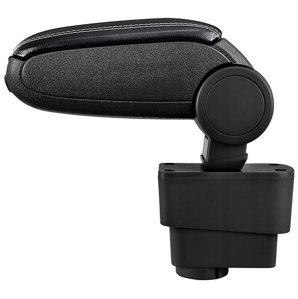 Armrest PROTEC Armrest, Fiat Grande Punto / Evo, synthetic leather, black, white stitching 2005 - 2012 .