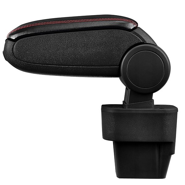 Armrest PROTEC Armrest, Opel Astra H, synthetic leather, black, red stitching 2004 - 2010 .