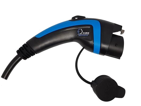 Adapter EV EXPERT Premium adapter for electric cars and PHEVs from Type 2 to Type 1 ...
