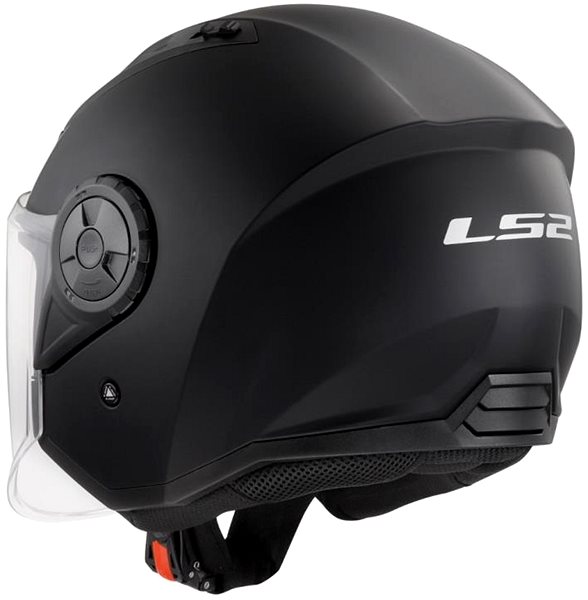 LS2 OF616 AIRFLOW II-06 matt black jet scooter helmet size L.