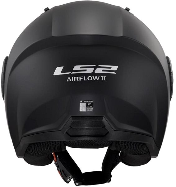 LS2 OF616 AIRFLOW II-06 matt black jet scooter helmet size L.