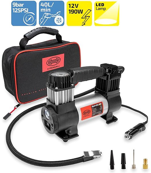 Compressor Heyner Compressor BigAir 12 V, 10 bar .