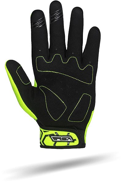 Rukavice na motorku RSA MX EVO černo-fluo žluté, 3XL ...