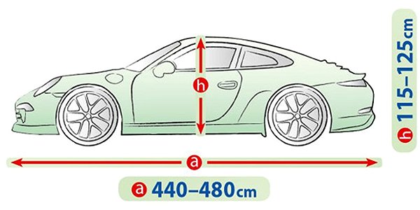 Plachta na auto KEGEL Membrane Garage Coupe XL 440 – 480 cm ...