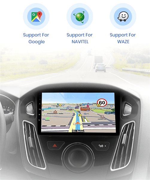 Autorádio Junsun Android Autorádio pro FORD FOCUS mk3 III 2011-2019, GPS Navigace, Kamera, WIFI, Bluetooth ...