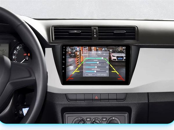 Autorádio Ossuret 8GB Autorádio Skoda Fabia mk3 III generace 2015 - 2019, Android Auto, CarPlay, Bluetooth, GP ...
