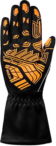 Driving gloves Sparco Karting gloves K-ATTACK, black-orange, size 7 .