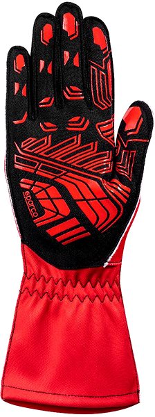 Driving gloves Sparco Karting gloves K-ATTACK, red and black, size 13 .