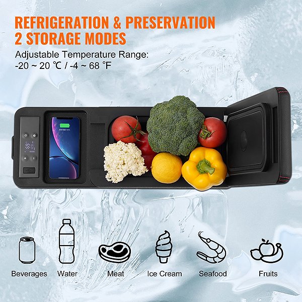 Vevor Compressor Car Cooler with Armrest 8L .