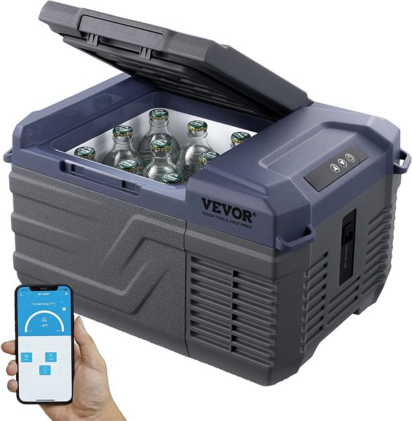 Vevor Compressor Car Cooler with 9L Freezer .