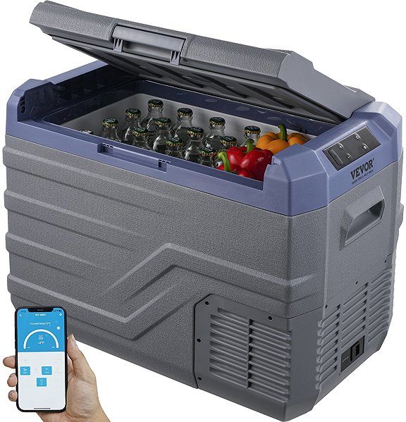 Vevor Compressor Car Cooler with 37L Freezer.
