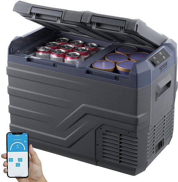 Vevor Compressor Dual Zone Car Cooler with Freezer 32L.
