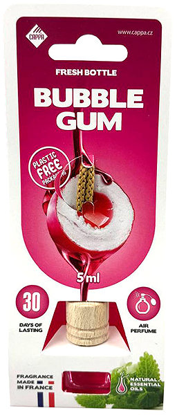 Vůně do auta Cappa Wood fresh bottle Bubble gum ...