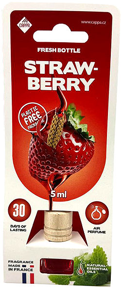 Vůně do auta Cappa Wood fresh bottle Strawberry ...