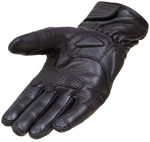 Wolf Knight Black leather motorcycle gloves M driving gloves.