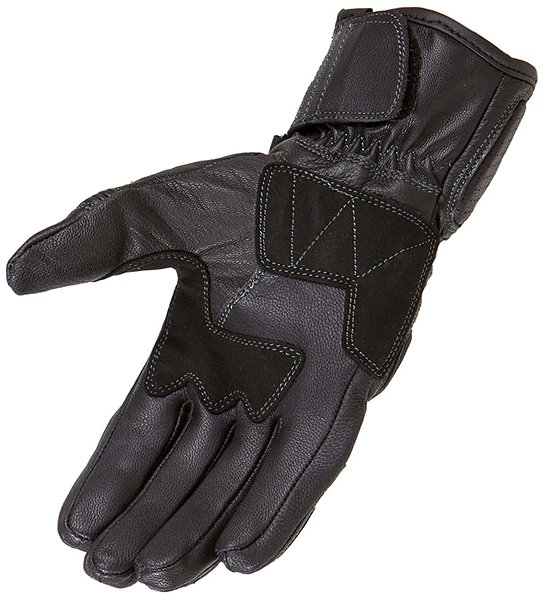 Wolf Furia Black Leather Motorbike Gloves M.