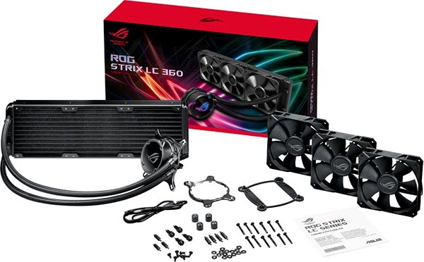 Water Cooling ASUS ROG STRIX LC 360 Package content