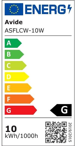 LED Reflector AVIDE Ultrathin LED spotlight black 10 W 800 lm, cold Energy label
