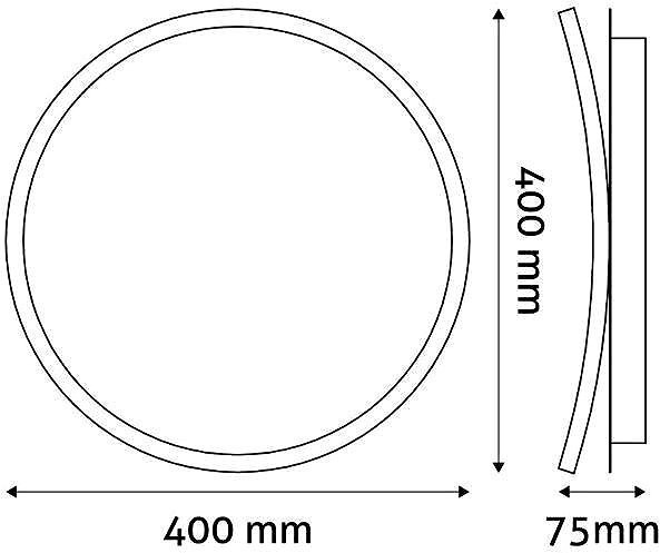 Mennyezeti lámpa AVIDE Avide Chase Design LED mennyezeti lámpa, 40 cm, 50 W, 3150 lm, CCT ...