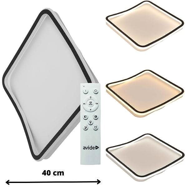 Mennyezeti lámpa AVIDE Avide Cole Design LED mennyezeti lámpa, 40 cm, 60 W, 3705 lm, CCT ...