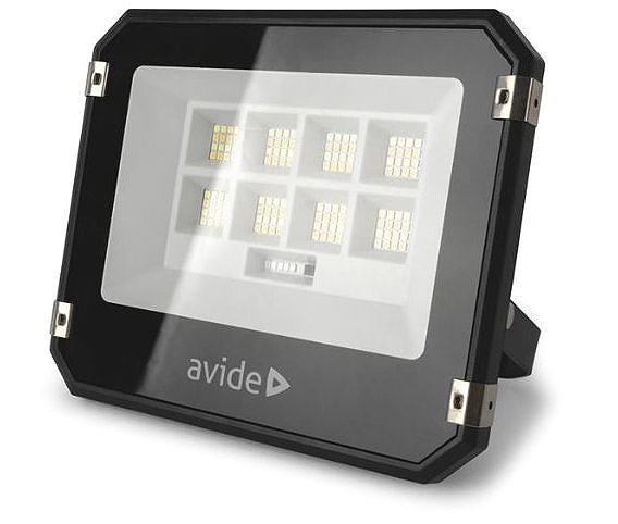 LED Reflector AVIDE Outdoor solar LED spotlight 50 W, 700 lm, CCT, separate solar panel, remote control ...