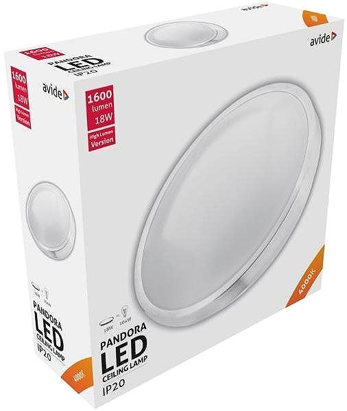Stropné svetlo LED stropné svietidlo Avide Pandora 33cm 18W denné .