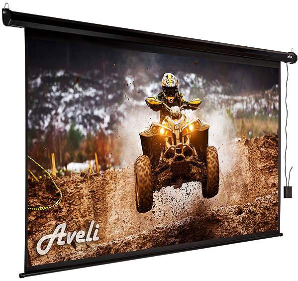AVELI electric motor roller projection screen, 100
