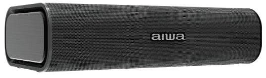 Bluetooth-Lautsprecher AIWA SB-X350A grau Seitlicher Anblick