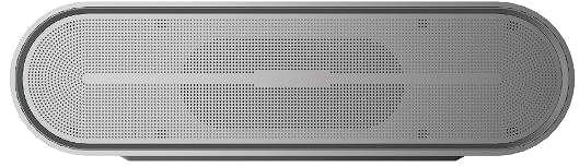 Bluetooth-Lautsprecher AIWA SB-X350J grau Rückseite