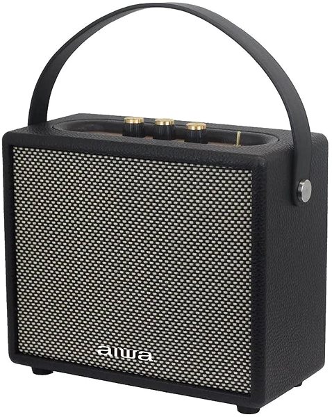 Bluetooth-Lautsprecher AIWA RS-X40 Diviner schwarz Seitlicher Anblick