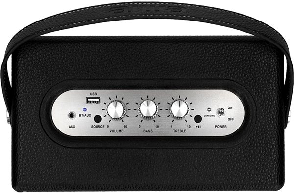 Bluetooth-Lautsprecher AIWA RS-X50 Diviner schwarz Anschlussmöglichkeiten (Ports)