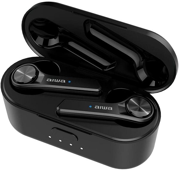 Wireless Headphones AIWA ESP-350BK, Black Lateral view