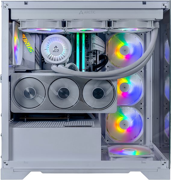 Gaming PC AlzaPC GameBox Elite Snowflake Edice - i7 / RTX4070Ti SUPER / 64GB RAM / 2TB SSD ...