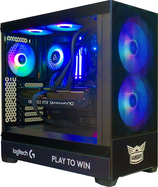Gaming PC AlzaPC GameBox Elite Logitech Edition - i7 / RTX4070Ti SUPER / 32GB RAM / 2TB SSD / Black ...