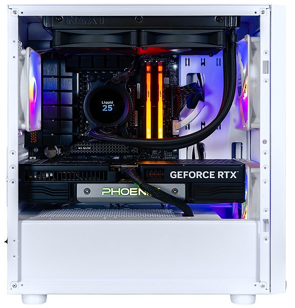 Gaming PC AlzaPC GameBox Elite Mini - R7 / RTX5080 / 64GB RAM / 2TB SSD / White ...