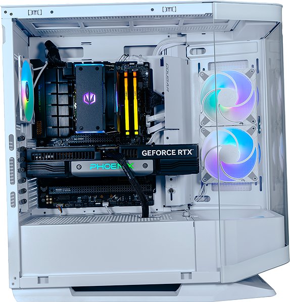 Gaming PC AlzaPC GameBox Elite - R7 / RTX5070Ti / 32GB RAM / 2TB SSD / White ...