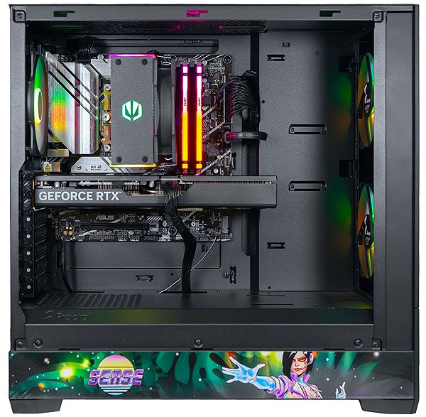 Gaming PC AlzaPC GameBox Prime Rapture SENSE Edition - i5 / RTX5070 / 32GB RAM / 1TB SSD ...