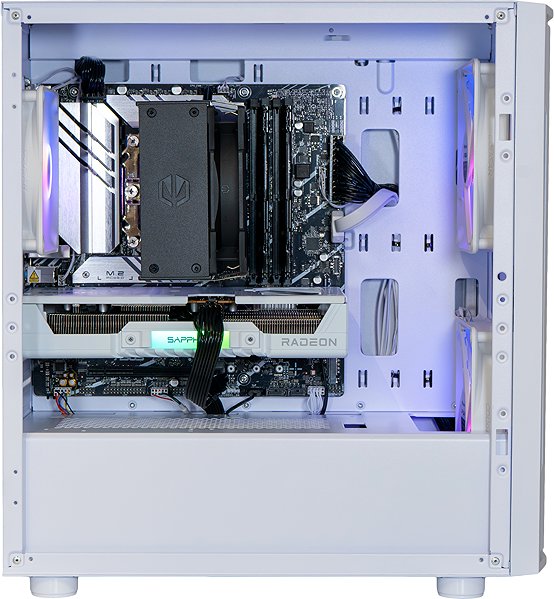 Gaming PC AlzaPC GameBox Prime Mini - i5 / RX9060XT 16GB / 32GB RAM / 2TB SSD / White ...