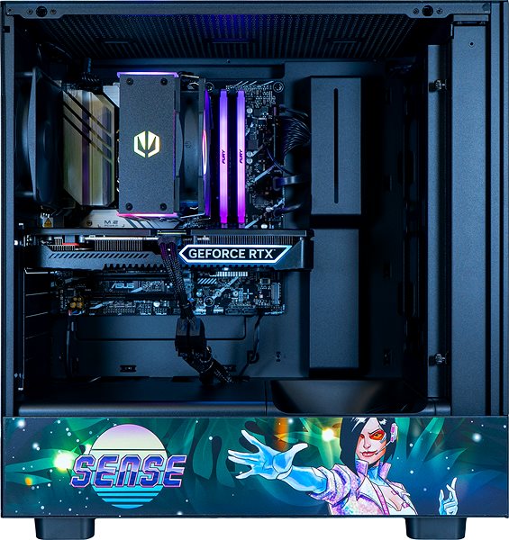 Gaming PC AlzaPC GameBox Prime Rapture SENSE Edition - i7 / RTX4070 SUPER / 32GB RAM / 1TB SSD ...