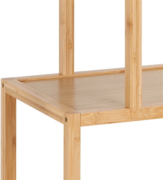 Regál Regál Moso, masívny bambus, lakovaný, 77 × 35 × 113,8 cm ...