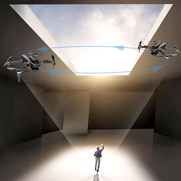 Dron Dron AERIUM KAI MAX GPS 8K – 3 batérie Lifestyle