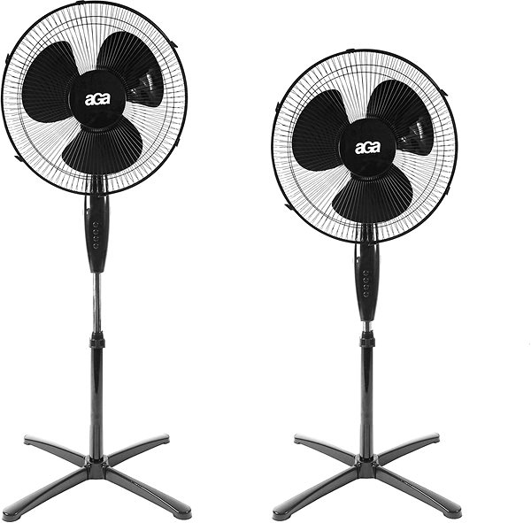 Fan Aga Stand fan 43 cm black ...