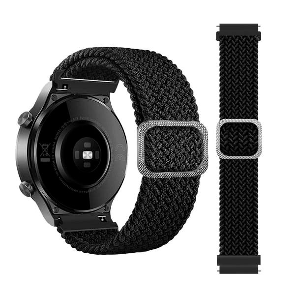 Remienok na hodinky Aligator Watch 22 mm textilný remienok čierny ...