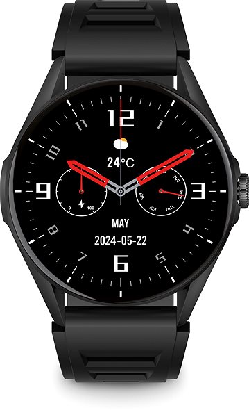 Smartwatch Aligator Watch AMOLED, schwarz ...