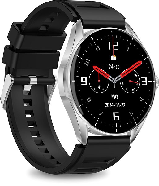 Smart hodinky Aligator Watch AMOLED, strieborné ...